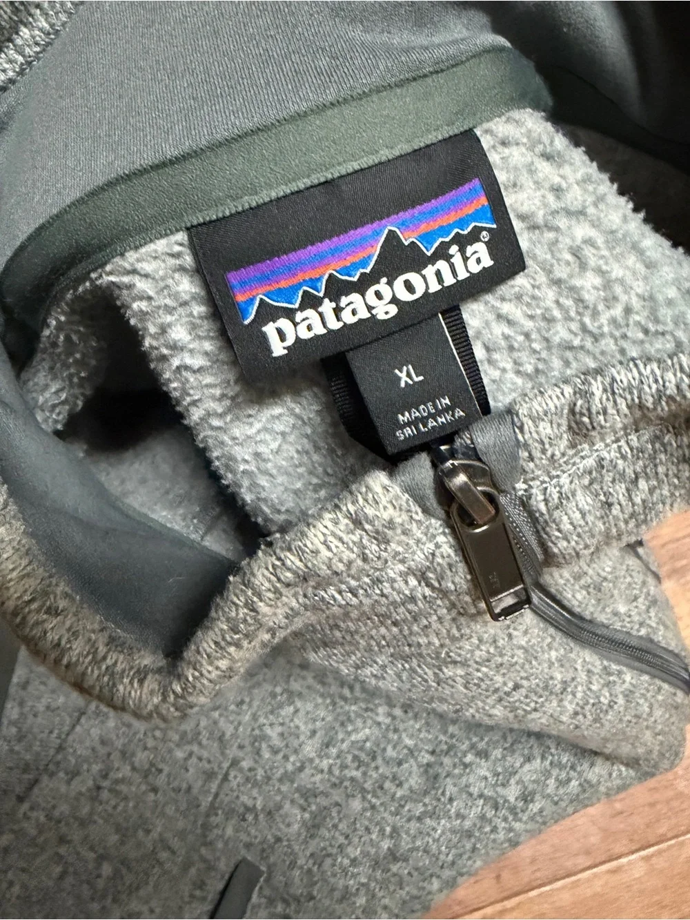 Patagonia Gray Heather Full-Zip Fleece Jacket
